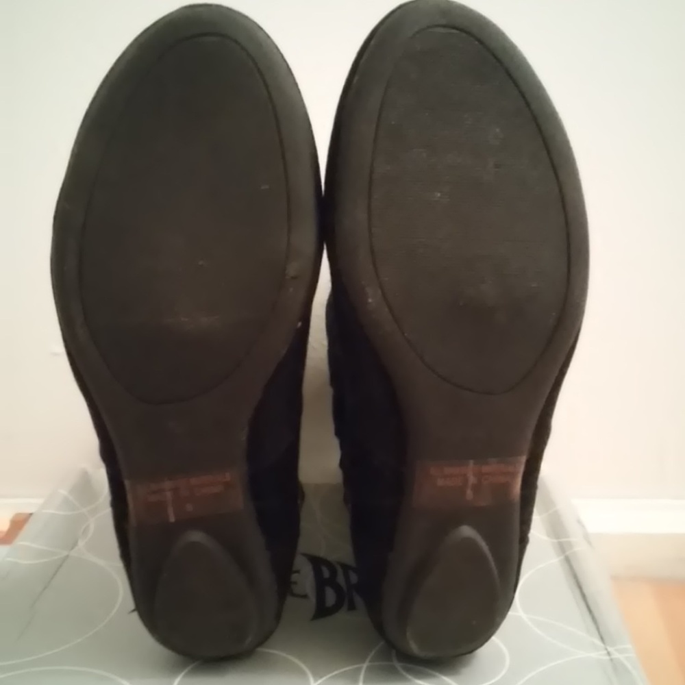 Suede Cowboy Studded Winter Fashion Boots - Picture 4 of 5